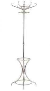 Casa Padrino Appendiabiti di design di lusso London Argento - Acciaio inox, Altezza 184 cm Casa Padrino Appendiabiti di design di lusso London Argento - Acciaio inox, Altezza 184 cm