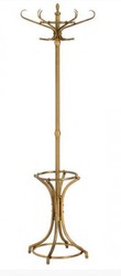 Casa Padrino Designer Luxury Coat Stand London - Stainless Steel - Brass Finish - H: 184 cm