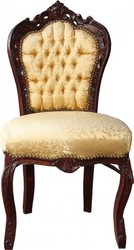 Casa Padrino Brock Esszimmer Stuhl Gold MUster Braun Baroque Furniture Chair Chairs Interior Einrichtung Möbel Casa Padrino Brock Esszimmer Stuhl Gold MUster Braun Baroque Furniture Chair Chairs Interior Einrichtung Möbel