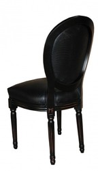 Dîner Casa Padrino baroque Chaise en cuir croco noir aspect - Chaise design - qualité de luxe Dîner Casa Padrino baroque Chaise en cuir croco noir aspect - Chaise design - qualité de luxe
