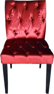 Casa Padrino Barock Esszimmer Stuhl Bordeaux Rot / Schwarz - Designer Stuhl - Luxus Qualität Casa Padrino Barock Esszimmer Stuhl Bordeaux Rot / Schwarz - Designer Stuhl - Luxus Qualität