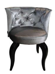 Casa Padrino baroque Salon Chaise gris - fauteuils design - Luxe Qualité
