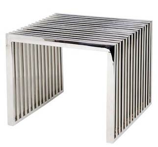 Luxus Beistelltisch Chrome Silber Metall vernickelt Luxus Beistelltisch Chrome Silber Metall vernickelt