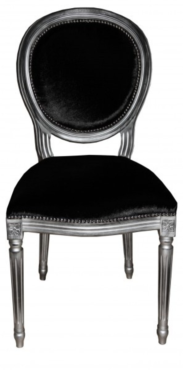 Casa Padrino Baroque Dinner Chair Black - Designer Chair - Luxury quality Casa Padrino Baroque Dinner Chair Black - Designer Chair - Luxury quality