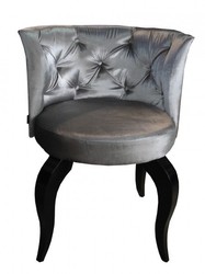 Hocker Stuhl Grau Schwarz Barock Hocker Stuhl Grau Schwarz Barock