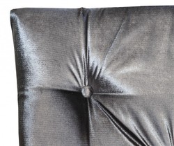 Casa Padrino Barock Esszimmer Stuhl Grau / Silber - Luxuriöser Hochlehner aus massivem Aluminium mit Samtbezug - 117 x 50 x 56 cm Casa Padrino Barock Esszimmer Stuhl Grau / Silber - Luxuriöser Hochlehner aus massivem Aluminium mit Samtbezug - 117 x 50 x 56 cm