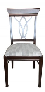 Casa Padrino Biedermeier sedia senza braccioli beige / marrone - Mobili Ristorante Hotel Ristorante a sedere Casa Padrino Biedermeier sedia senza braccioli beige / marrone - Mobili Ristorante Hotel Ristorante a sedere
