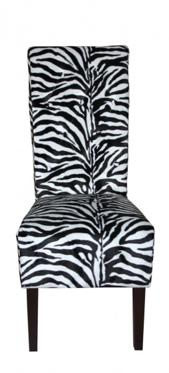Casa Padrino Limited Edition Designer Chesterfield sedia Zebra - Club Mobili Casa Padrino Limited Edition Designer Chesterfield sedia Zebra - Club Mobili