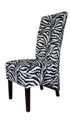 Casa Padrino Stuhl Zebra Schwarz Weiß Esszimmer Dining Room Chair Chairs Furniture Black White Furniture Interior Möbel