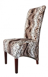 Casa Padrino Limited Edition Designer Chesterfield sedia da pranzo Leopard - Club Mobili Casa Padrino Limited Edition Designer Chesterfield sedia da pranzo Leopard - Club Mobili