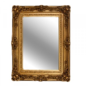 Casa Padrino Baroque Wall Mirror Gold Antique Look Height 121 cm, Width 90 cm - Solid & Opulent Casa Padrino Baroque Wall Mirror Gold Antique Look Height 121 cm, Width 90 cm - Solid & Opulent