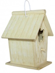 Casa Padrino Designer Vogelhaus Vogelpalast im Barockstil Gelb 18 x 17 x 24 cm