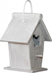 Casa Padrino Designer Bird House Mini - Modern Bird Palace in Grey - 14 x 10 x 19 cm Casa Padrino Designer Bird House Mini - Modern Bird Palace in Grey - 14 x 10 x 19 cm