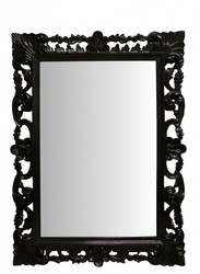 Casa Padrino Barock Wandspiegel Spiegel Schwarz Baroque MIrror Black Casa Padrino Barock Wandspiegel Spiegel Schwarz Baroque MIrror Black