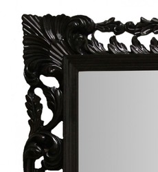 Casa Padrino Barock Wandspiegel Spiegel Schwarz Baroque MIrror Black Casa Padrino Barock Wandspiegel Spiegel Schwarz Baroque MIrror Black