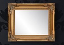 Casa Padrino Baroque Wall Mirror, ornate mirror in Antique Gold, height 55 cm, width 45 cm, depth 4 cm