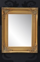 Casa Padrino Baroque Wall Mirror, ornate mirror in Antique Gold, height 55 cm, width 45 cm, depth 4 cm