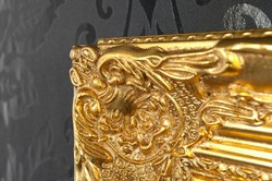 Casa Padrino Baroque Wall Mirror, ornate mirror in Antique Gold, height 55 cm, width 45 cm, depth 4 cm