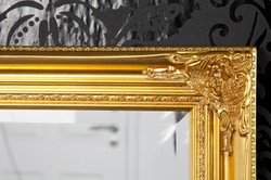 Casa Padrino Baroque Wall Mirror, ornate mirror in Antique Gold, height 55 cm, width 45 cm, depth 4 cm