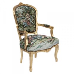 Casa Padrino Barock Salon Stuhl Gobelin Gobbelin Gold Salonstuhl Barockstuhl Baroque Arm Chair Chairs Stühle Wohnzimmer Living Room Casa Padrino Barock Salon Stuhl Gobelin Gobbelin Gold Salonstuhl Barockstuhl Baroque Arm Chair Chairs Stühle Wohnzimmer Living Room