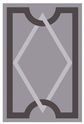 Casa Padrino Tapis de luxe avec motif méandre, Gris/Marron, 200 x 300 cm Casa Padrino Tapis de luxe avec motif méandre, Gris/Marron, 200 x 300 cm