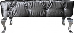 Casa Padrino lusso barocco sgabello grigio / argento - Designer Seat - Sgabello - qualità di lusso Casa Padrino lusso barocco sgabello grigio / argento - Designer Seat - Sgabello - qualità di lusso