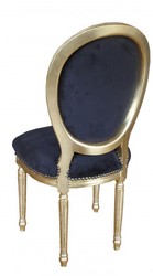 Casa Padrino Dîner baroque Chaise noir / or ronde avec bling pierres bling Mod2 Casa Padrino Dîner baroque Chaise noir / or ronde avec bling pierres bling Mod2
