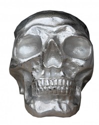 Totenkopf Skulptur Figur Aluminium Metall Alu Dekoration Deko Skull Sculpture Aluminum Casa Padrino Decoration Tattoo Shop Piercing Store Einrichtung Totenkopf Skulptur Figur Aluminium Metall Alu Dekoration Deko Skull Sculpture Aluminum Casa Padrino Decoration Tattoo Shop Piercing Store Einrichtung
