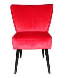 Casa Padrino rouge manger chaise / noir sans accoudoirs - Mobilier baroque Casa Padrino rouge manger chaise / noir sans accoudoirs - Mobilier baroque