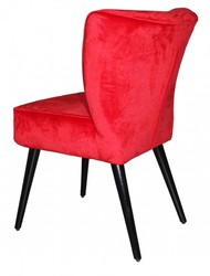 Casa Padrino rouge manger chaise / noir sans accoudoirs - Mobilier baroque Casa Padrino rouge manger chaise / noir sans accoudoirs - Mobilier baroque