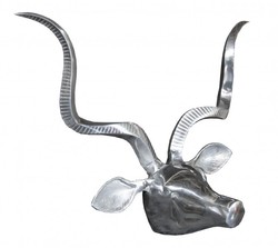 Wandgeweih Aluminium Schädel Hirsch Geissbock deer antler skull aluminium decoration dekoration Wandgeweih Aluminium Schädel Hirsch Geissbock deer antler skull aluminium decoration dekoration