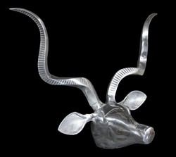 Wandgeweih Aluminium Schädel Hirsch Geissbock deer antler skull aluminium decoration dekoration Wandgeweih Aluminium Schädel Hirsch Geissbock deer antler skull aluminium decoration dekoration