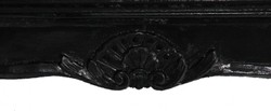 Casa Padrino Mesa de centro barroca cuadrada negra, 119 x 119 x 48 cm, réplica artesanal estilo antiguo