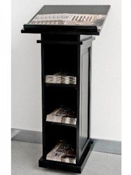 Casa Padrino Lutrin / Pupitre de luxe Noir, 112 x 50 x 39 cm