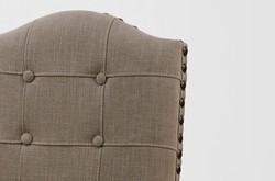 Chaise chêne rustique de la maison Casa Padrino - Référence / Beige - Bois chêne massif - Schloss Burg propriété Manor House Furniture