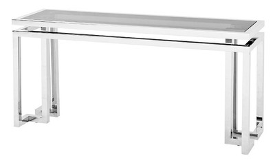 Casa Padrino Luxury Side Table Stainless Steel / Tinted Glass 65 x 65 x H. 55 cm - Accent Table - Living Room Casa Padrino Luxury Side Table Stainless Steel / Tinted Glass 65 x 65 x H. 55 cm - Accent Table - Living Room