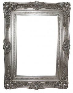 Casa Padrino Miroir Mural Baroque Ornemental Argenté Look Antique, Hauteur 130 cm, Largeur 96 cm Casa Padrino Miroir Mural Baroque Ornemental Argenté Look Antique, Hauteur 130 cm, Largeur 96 cm