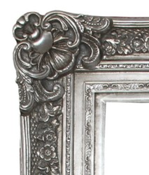 Wandpsiegel Silber Spiegel Barock Wall Mirror Silver Antique Style Antik Wandpsiegel Silber Spiegel Barock Wall Mirror Silver Antique Style Antik