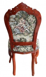 Casa Padrino Barock Esszimmer Stuhl Gobelin Gobbelin Braun Mahagony Mahagoni Stühle Möbel Chair Chairs Baroque Furniture Interior Casa Padrino Barock Esszimmer Stuhl Gobelin Gobbelin Braun Mahagony Mahagoni Stühle Möbel Chair Chairs Baroque Furniture Interior