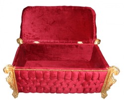 Casa Padrino Barock Truhe Truhenbank Bordeaux Gold Baroque Furniture Golden Casa Padrino Barock Truhe Truhenbank Bordeaux Gold Baroque Furniture Golden