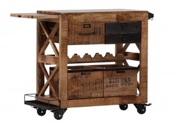 Casa Padrino Bar Trolley Serving mango hardwood - Hotel & Restaurant Furniture Casa Padrino Bar Trolley Serving mango hardwood - Hotel & Restaurant Furniture