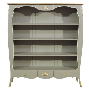 Casa Padrino Bibliothèque Baroque style antique Gris / Or 166 x 185 cm - Meuble de luxe imposant Casa Padrino Bibliothèque Baroque style antique Gris / Or 166 x 185 cm - Meuble de luxe imposant