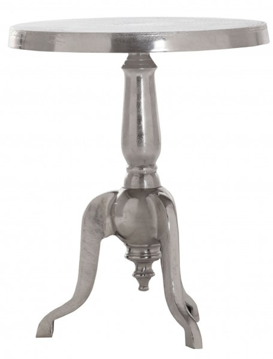 Casa Padrino Aluminium Aluminum Beistelltisch Tisch Side Table Alu Casa Padrino Aluminium Aluminum Beistelltisch Tisch Side Table Alu
