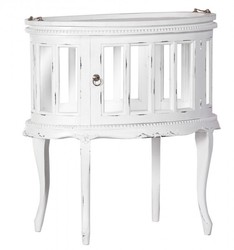 Casa Padrino bar cabinet wine cabinet Whiskey Shabby Chic look white - Baroque Rococo art nouveau glass cabinet Casa Padrino bar cabinet wine cabinet Whiskey Shabby Chic look white - Baroque Rococo art nouveau glass cabinet