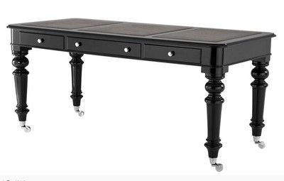 Luxus Schreibtisch Schwarz Hochglanz Sekretär Luxury Luxus MÖbel Secretary Desk Black High Gloss Eichholltz Luxus Schreibtisch Schwarz Hochglanz Sekretär Luxury Luxus MÖbel Secretary Desk Black High Gloss Eichholltz
