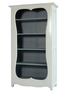 Casa Padrino Bibliothèque Baroque style antique Blanc / Gris L 110 x H 185 x P 45 cm Casa Padrino Bibliothèque Baroque style antique Blanc / Gris L 110 x H 185 x P 45 cm