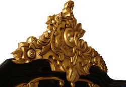 Casa Padrino armoire baroque noir / or - Armoire de chambre de style baroque - Mobilier de chambre baroque fait main Casa Padrino armoire baroque noir / or - Armoire de chambre de style baroque - Mobilier de chambre baroque fait main