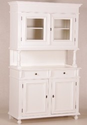 Casa Padrino Buffet de style maison de campagne Shabby Chic Blanc 120 x 49 x 199 cm - Meuble de salle à manger massif Casa Padrino Buffet de style maison de campagne Shabby Chic Blanc 120 x 49 x 199 cm - Meuble de salle à manger massif