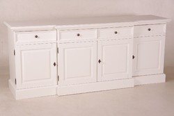 Casa Padrino Buffet Style Maison de Campagne Shabby Chic Blanc L 216 H 90 cm