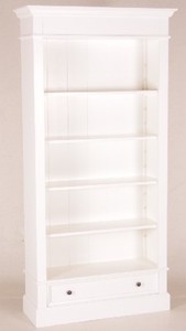 Casa Padrino Armario estilo casa de campo Shabby Chic Blanco 100 x 35 x 200 cm Casa Padrino Armario estilo casa de campo Shabby Chic Blanco 100 x 35 x 200 cm